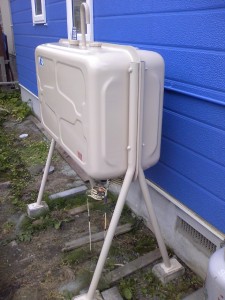 灯油タンク塗装 灯油タンク塗装