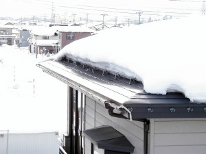 軒先融雪 雨樋付