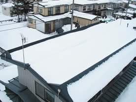 落雪防止タイプ　施工例
